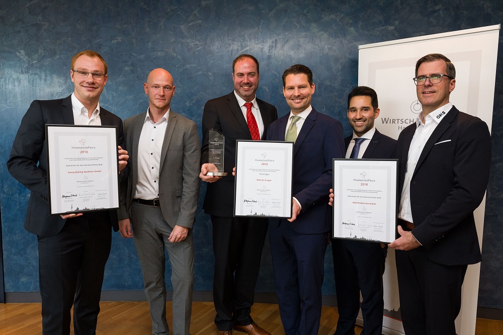 Die Sieger und Nominierten des HannoverPreises 2018 Foto: Stamm www.stadtreporter.de