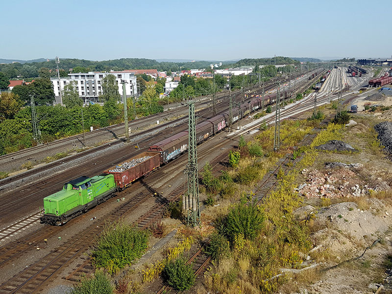 Güterzug der Ilmebahn in Göttingen