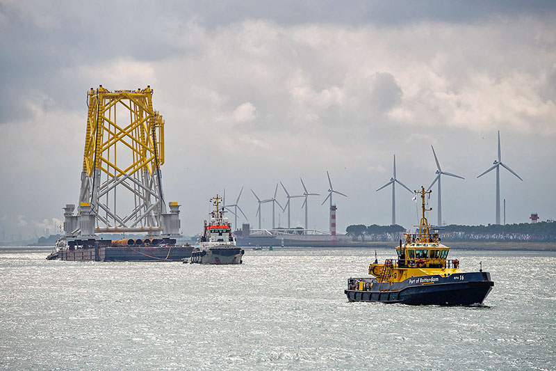 Der Offshore-Windpark Borkum Riffgrund 2, den die Talanx Gruppe als Hauptinvestor mitfinanziert hat. Foto: Orsted