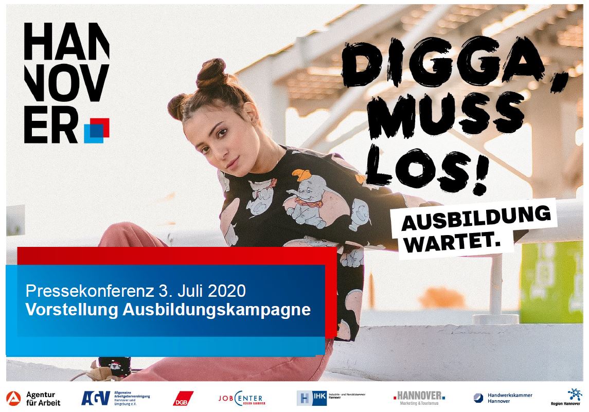 Digga muss los! Ausbildung wartet. Mit dieser Aussage möchte eine neue Kampagne Jugendliche für eine Ausbildung gewinnen.