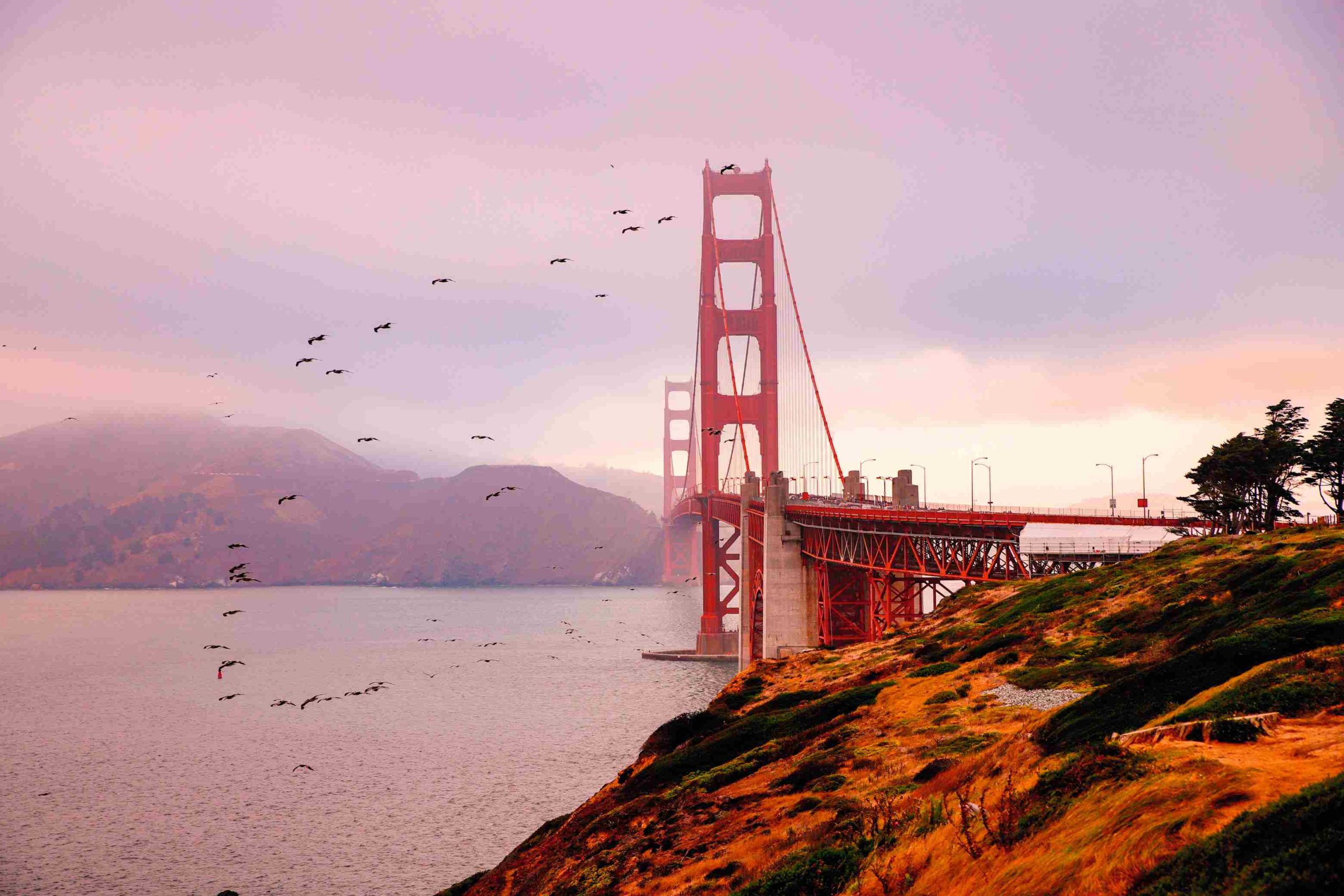 Bild eines typischen Reiseziels von America Unlimited: Die Golden Gate Bridge bei San Francisco.