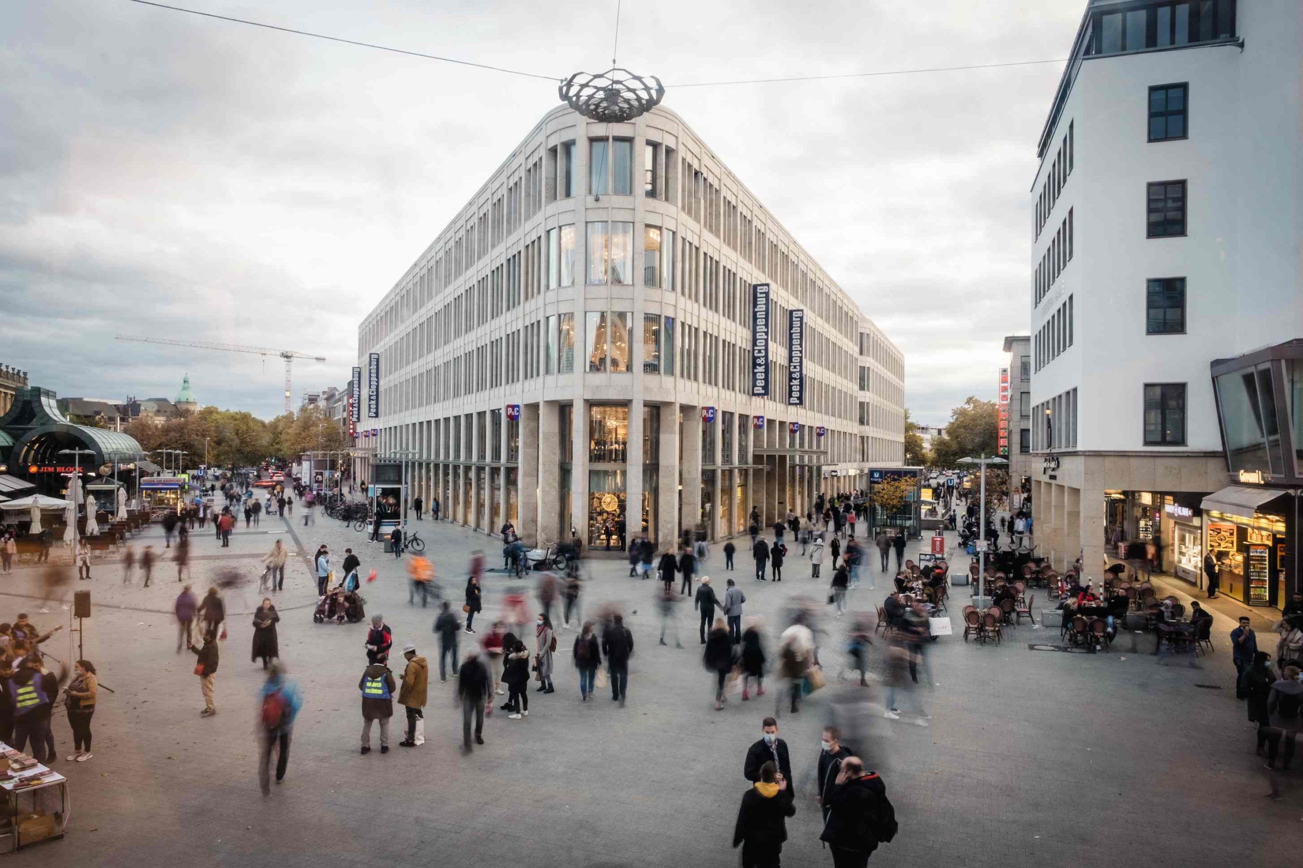 Aufnahme des Kröpcke in Hannover